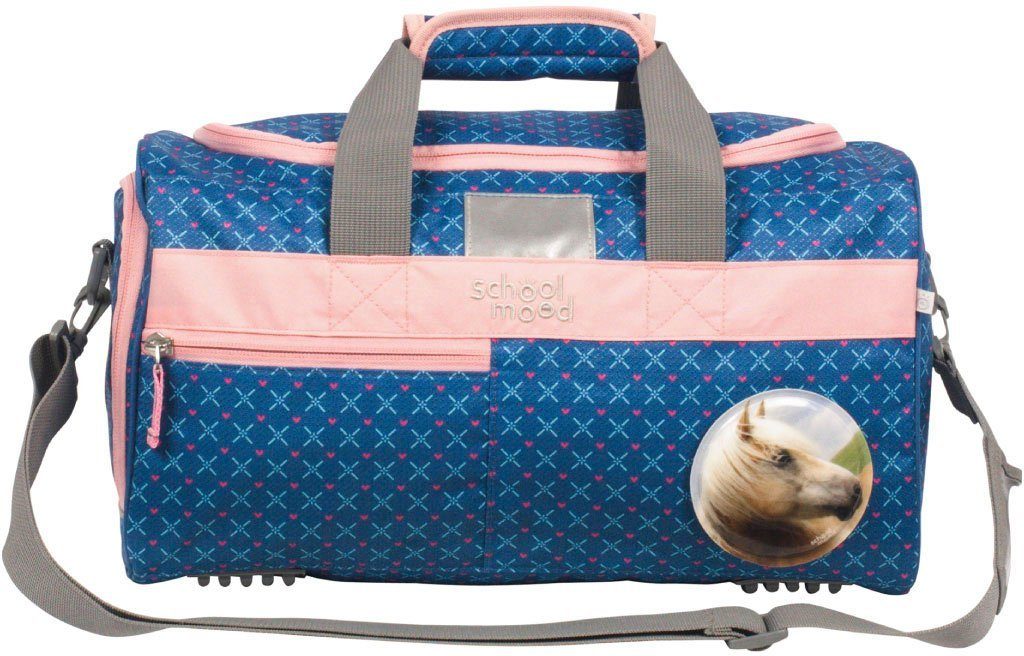 Sporttasche Für Kinder Mädchen | Mit Schuhfach & Nassfach | 45,7x24,7x23,6cm | Rosa Gym Bag